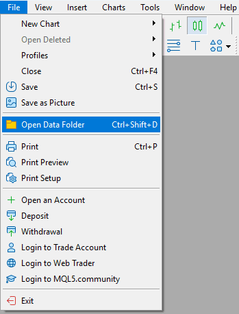 Installing an indicator in MT5