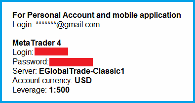 Account details